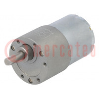 Motor: DC; with gearbox; 12VDC; 5.5A; Shaft: D spring; 100rpm