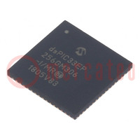 IC: dsPIC-Mikrocontroller; 256kB; 32kBSRAM; QFN64; DSPIC; 0,5mm