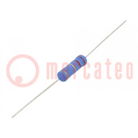 Resistor: metal oxide; 2.2Ω; 3W; ±5%; Ø5.5x16mm; -55÷155°C