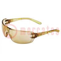 Safety spectacles; Lens: brown; Classes: 1; HELIUM 2; 18g