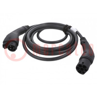 Cable: eMobility; 1x0.5mm2,3x6mm2; 250V; 7.2kW; IP44; 5m; 32A