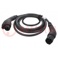 Kabel: eMobility; 1x0,5mm2,3x6mm2; 250V; 7,2kW; IP44; Typ 1,Typ 2