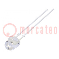 LED; 4.9mm; yellow; 2180÷3000mcd; 60°; Front: flat; 2.1÷2.4V; 72mW