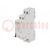Relay: installation; bistable,impulse; NO x2; Ucoil: 230VAC; 16A