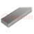 Heatsink: extruded; grilled; natural; L: 1000mm; W: 45mm; H: 22mm