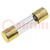 Fuse: fuse; time-lag; 4A; 250VAC; SMD; cylindrical,glass; 5x20mm
