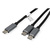 ROLINE USB2.0 Y - Splitter Charging Cable, Type C Connectors, C-C, M/M, max. 100W, black, 1.85 m