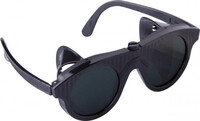 Schutzbrille Nylon DIN5 schwarz