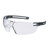 uvex Schutzbrille x-fit excellence, Scheibentönung: farblos, Rahmenfarbe: grau