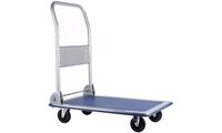 pavo Stahl-Plattformwagen, Tragkraft: 150 kg, schwarz/blau (7300252)