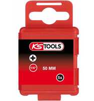 KS Tools 1/4" Bit PH, 50 mm, PH2, 5er Pack