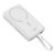 Baseus Magnetic Mini MagSafe 10000 mAh 30 W Powerbank mit integriertem Lightning Kabel – Weiß + Baseus Simple Series USB-C – USB-C 60 W 0,3 m Kabel