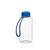 Artikelbild Drink bottle "Refresh" clear-transparent incl. strap, 0.7 l, transparent/blue