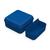 Artikelbild Lunch box "Cube" deluxe, with compartment divider, standard-blue PP