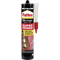 COLLE DE MONTAGE PATTEX SUPER POWER PXS37 COULEUR BLANC 370 G