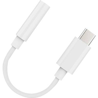 REEKIN HIGH QUALITY ADAPTER - JACK 3,5MM TO USB-C (WHITE) CAB-036WH