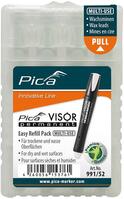 Pica Permanent marker vulling wit