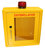 Click Medical Defibrillator Mild Steel Cabinet Internal Yellow