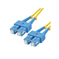MCL FJOS2/SCSC-0.5M câble de fibre optique 0,5 m SC OS2 Jaune