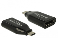 DeLOCK 64151 csatlakozó átlakító DisplayPort USB C-típus Fekete