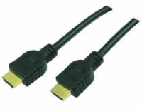 LogiLink HDMI, 15m HDMI-Kabel HDMI Typ A (Standard) Schwarz