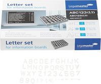 Legamaster Buchstabenkastenset 7-605200 20mm weiß