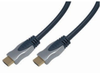 S-Conn 2m HDMI HDMI-Kabel HDMI Typ A (Standard) Schwarz, Silber