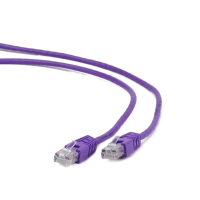 Gembird RJ45/RJ45 Cat5e 0.5m networking cable Purple U/UTP (UTP)