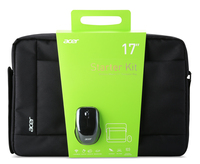 Acer NP.ACC11.01Y laptop táska 43,9 cm (17.3") Aktatáska Fekete