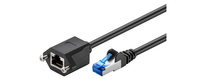 Microconnect SFTP6A03EXT hálózati kábel Fekete 3 M Cat6a S/FTP (S-STP)