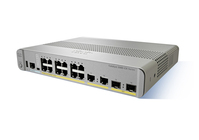 Cisco Catalyst 3560CX-8PC-S Network Switch, 8 Gigabit Ethernet (GbE) Ports, 8 PoE+ Outputs, 240W PoE Budget, two 1 G SFP and two 1 G Copper Uplinks, Enhanced Limited Lifetime Wa...