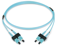 Dätwyler Cables 421134 Glasfaserkabel 4 m SCD OM3 Türkis