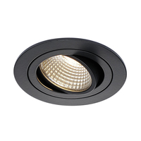 SLV 113900 Downlight schwarz Verzonken spot Zwart LED