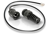 QuWireless QRJ45-L cavo di rete Nero 0,38 m