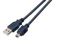 EFB Elektronik K5250SW.1V2 USB-kabel USB 2.0 1 m USB A Mini-USB B Zwart