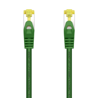 AISENS Cable De Red Latiguillo RJ45 LSZH Cat.7 600 MHz S/FTP PIMF AWG26, Verde, 1.0 m