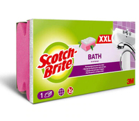 3M Scotch-Brite spons Rechthoekig Roze, Wit 1 stuk(s)
