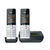 Gigaset Comfort 500A Duo DECT-Telefon Anrufer-Identifikation Schwarz, Silber