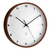 TFA-Dostmann 98.1097 wall/table clock Muur Quartz clock Rond Bruin, Wit
