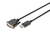 Digitus DB-340301-030-S video átalakító kábel 3 M DisplayPort DVI-D Fekete