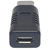 Manhattan 354660 tussenstuk voor kabels USB C USB Micro-B Zwart