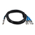 StarTech.com QSFP4SFPPC3M kabel InfiniBand / światłowodowy 1 m QSFP+ 4x SFP+ Czarny