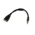 StarTech.com 3,5mm Klinke Audio Y-Kabel - 4 pol. auf 3 pol. Headset Adapter für Headsets mit Kopfhörer / Microphone Stecker - St/Bu