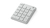 Microsoft Number Pad numerikus billentyűzet Univerzális Bluetooth Fehér