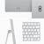 Apple iMac Apple M M1 61 cm (24") 4480 x 2520 Pixeles PC todo en uno 8 GB 256 GB SSD macOS Big Sur Wi-Fi 6 (802.11ax) Plata