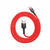 Baseus 6953156278219 mobiltelefon kábel Vörös 1 M USB A USB C