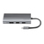 LogiLink UA0382 notebook dock & poortreplicator Bedraad USB 3.2 Gen 1 (3.1 Gen 1) Type-C Zilver