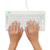 R-Go Tools Ergonomisch toetsenbord R-Go Compact Break, compact toetsenbord met pauzesoftware, QWERTY (NORDIC), bedraad, zwart
