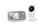 Motorola VM482 system monitorowania niemowląt 300 m FHSS Srebrny, Biały