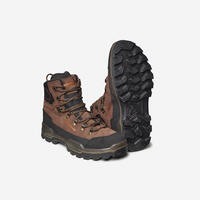 Waterproof Robust Hunting Boots Crosshunt 500 - Brown - UK 11 - EU 46